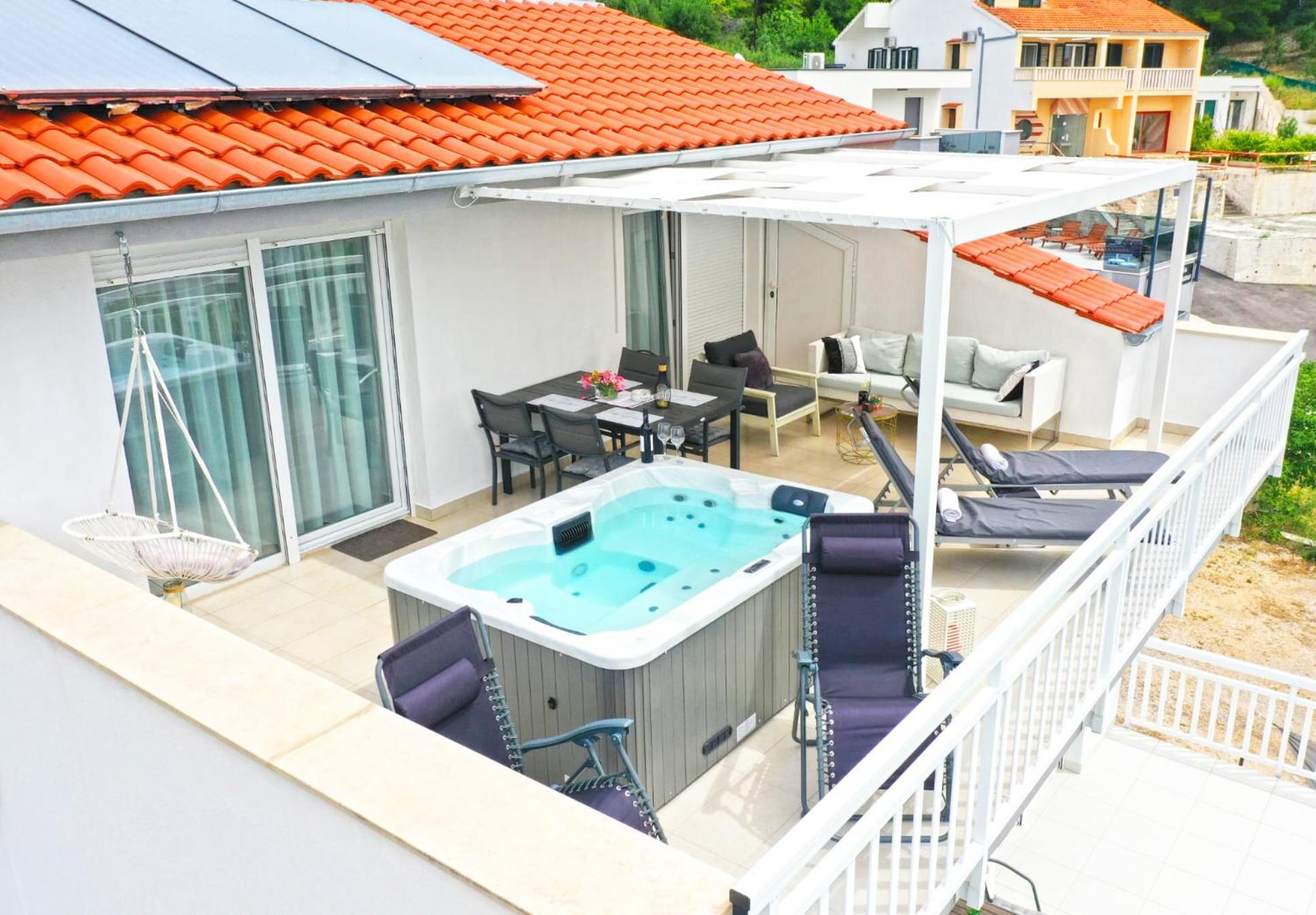 Magnificent Villa With Pool, Hot Tub, Sea View, Sauna Mimice Exterior foto