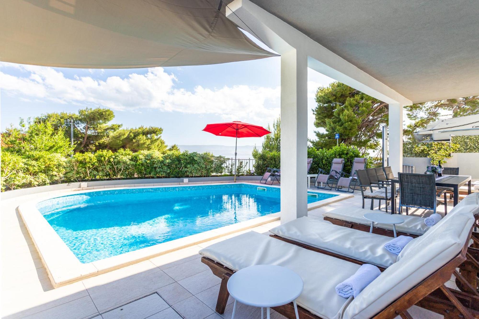 Magnificent Villa With Pool, Hot Tub, Sea View, Sauna Mimice Exterior foto